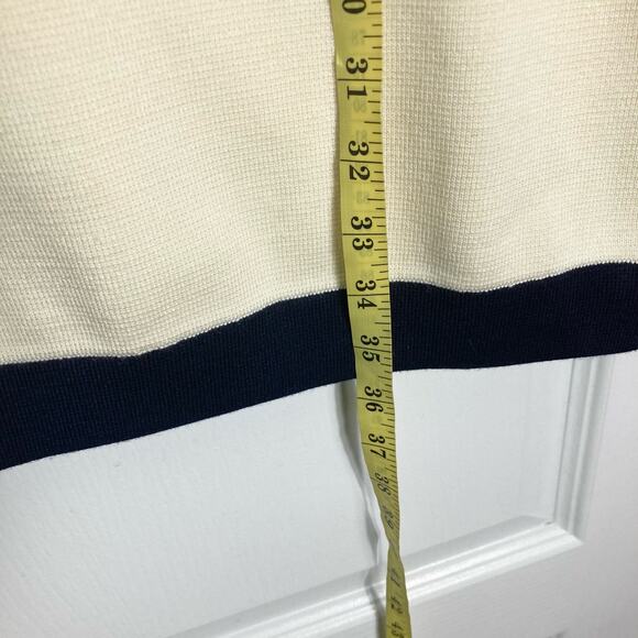 NWT TUCKERNUCK Dress M White Black Knit Wool-blend Short-Sleeve Stretch”Merritt” - Picture 7 of 7